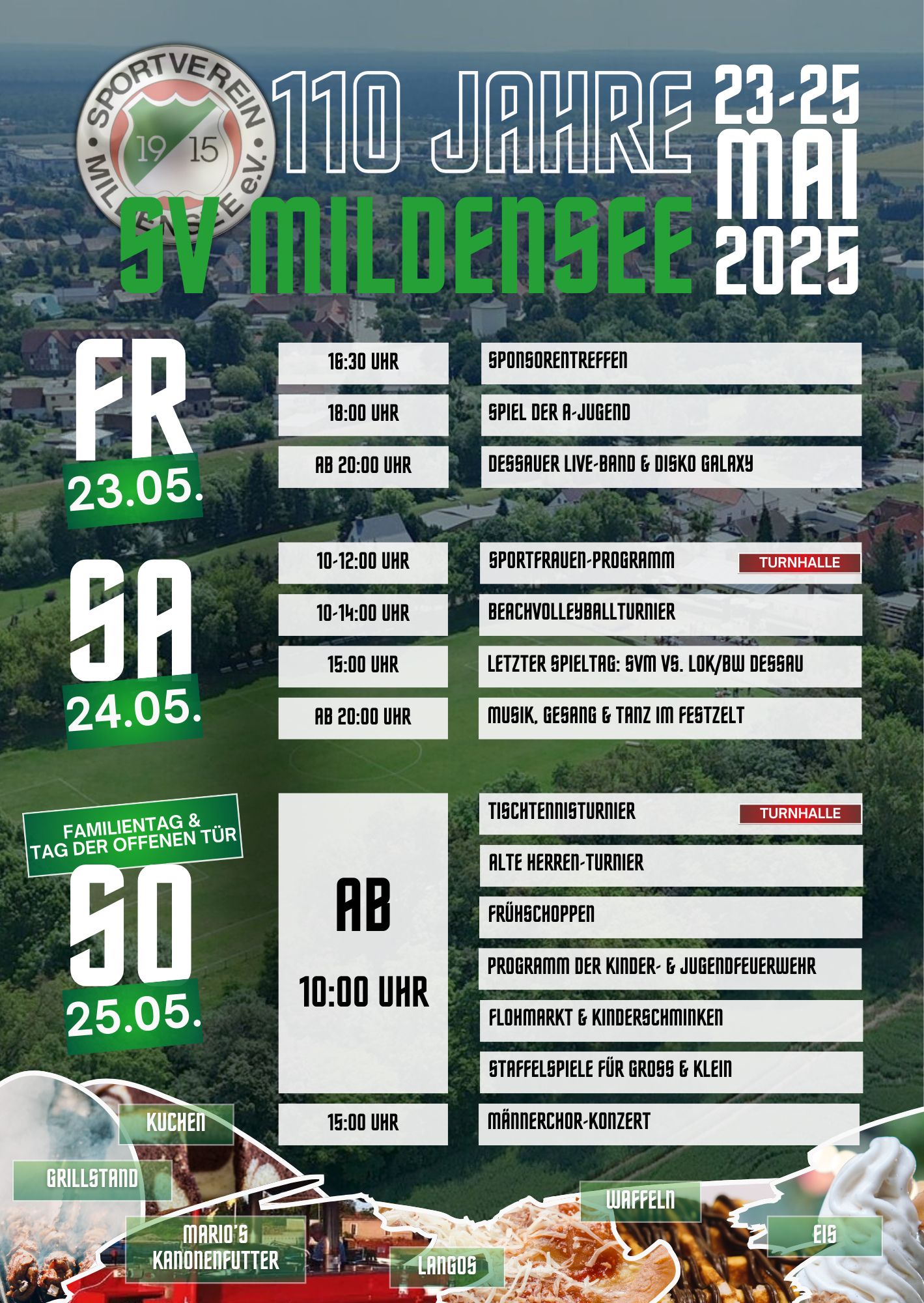 Einzigartiges Vereinsjubiläum – 110 Jahre SV Mildensee
