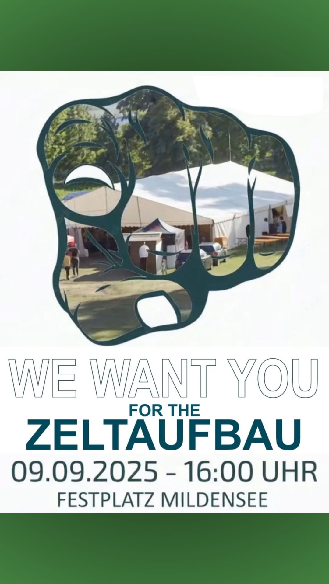 Zeltaufbau 2025