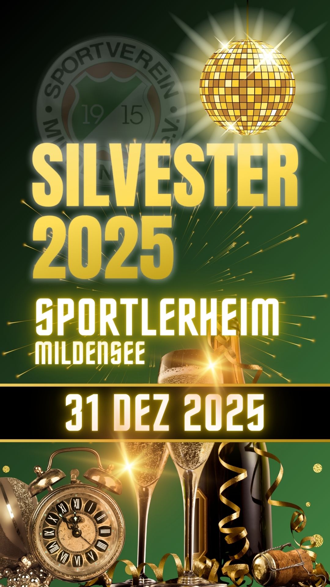 Events Silvester im Sportlerheim