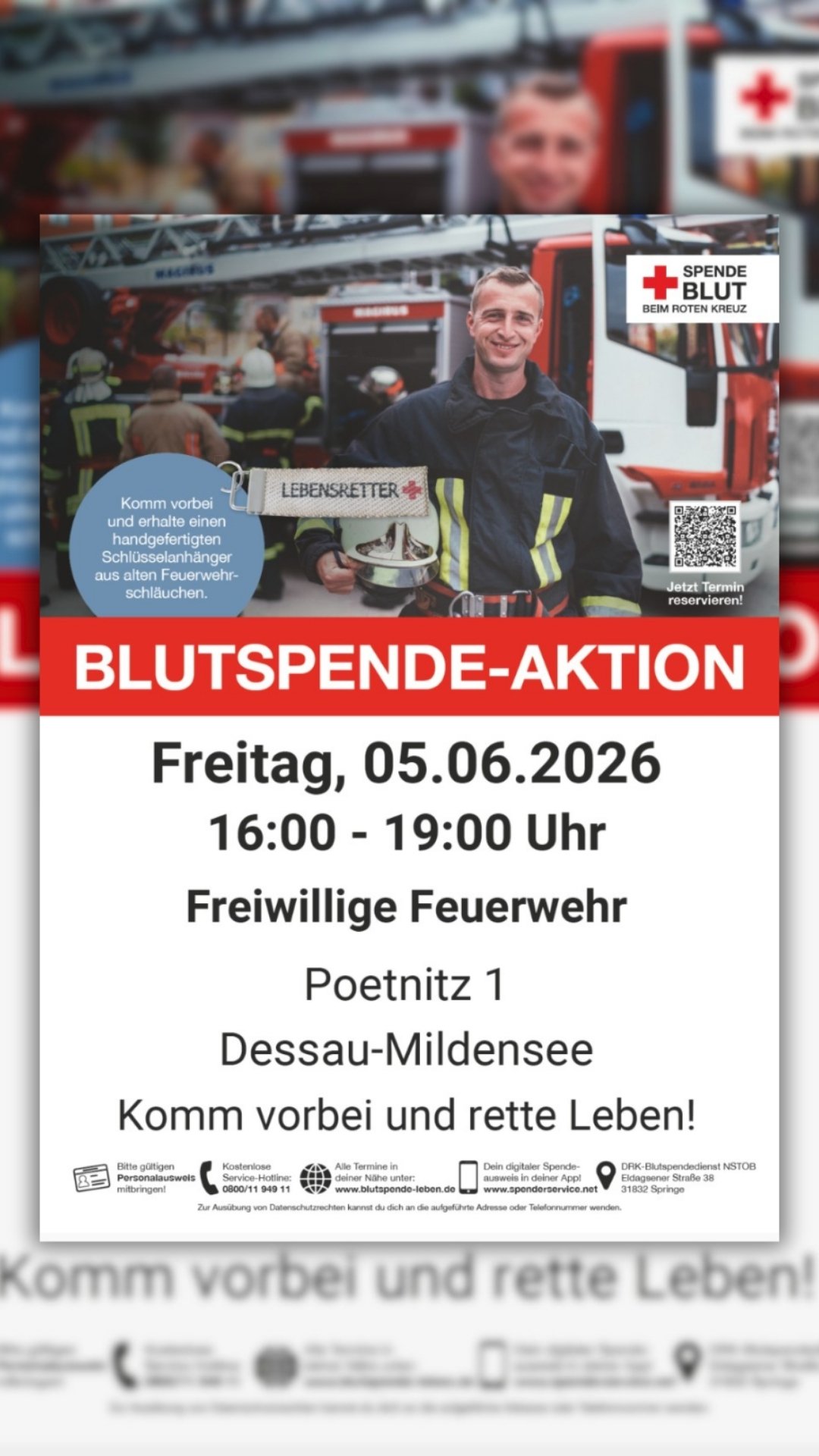 Blutspende-Aktion - Juni 2026